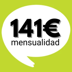 Mensualidad Adultos C2: 141€